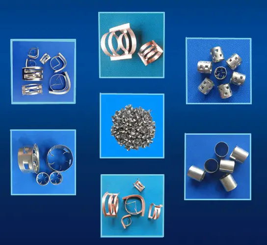 Metal packing for methanol synthesis towers process compatibility